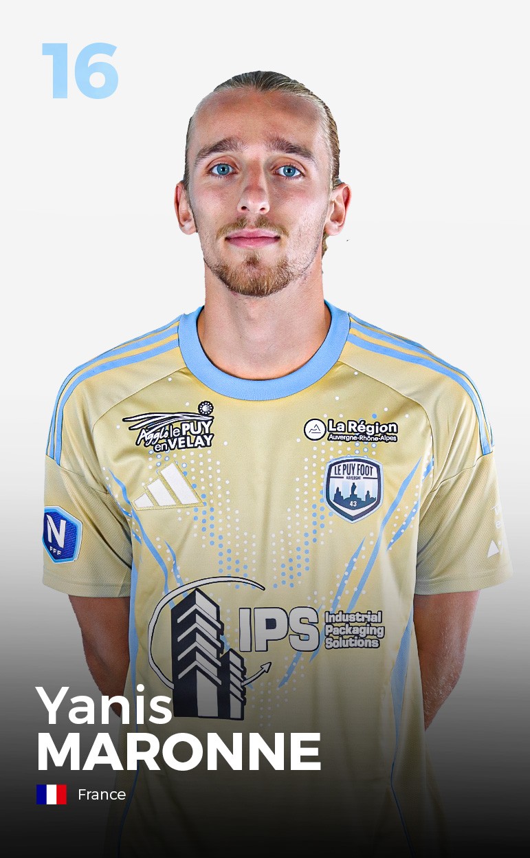 Maillot Gardien Le Puy Foot 43 Auvergne 2025-26