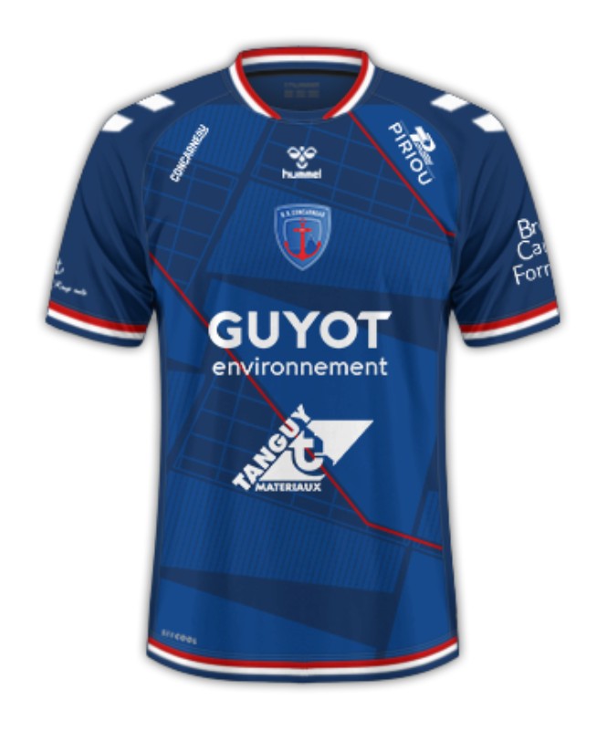 Maillot Domicile US Concarneau 2024-25