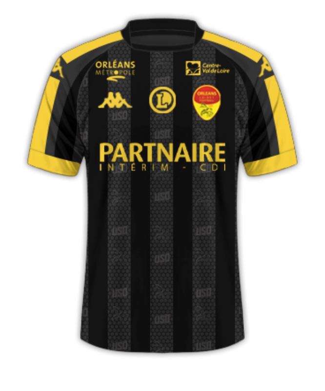 Maillot Extérieur US Orléans 2020-21