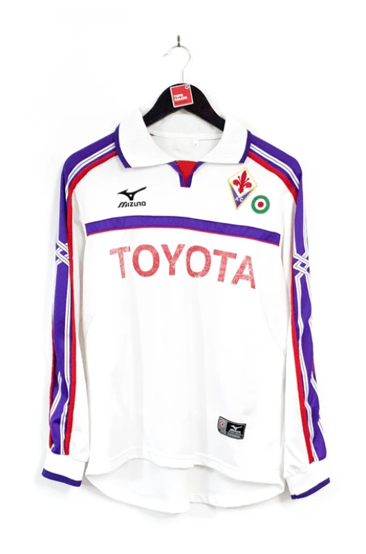 Camiseta Visitante Fiorentina 2001-02 Mizuno | El Vestuario